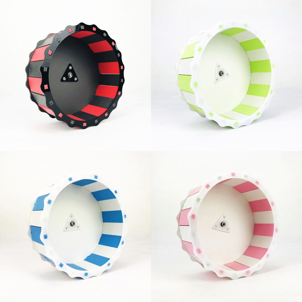 [Hoàn tiền 10%]Wheel Gỗ Màu Sắc Cho Hamster
