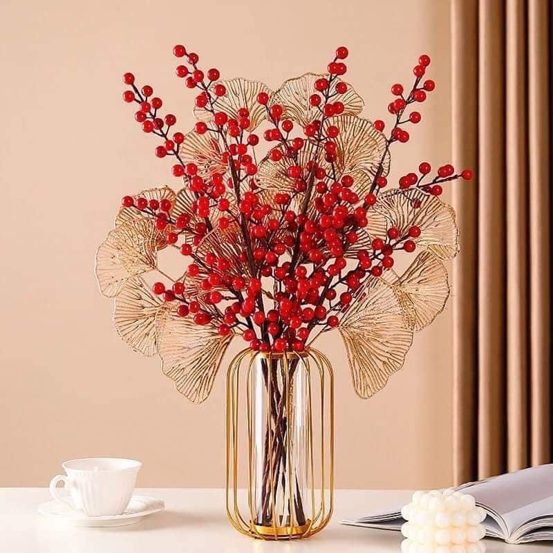 Đào đông đỏ cao cấp 12 nhánh cao cấp
