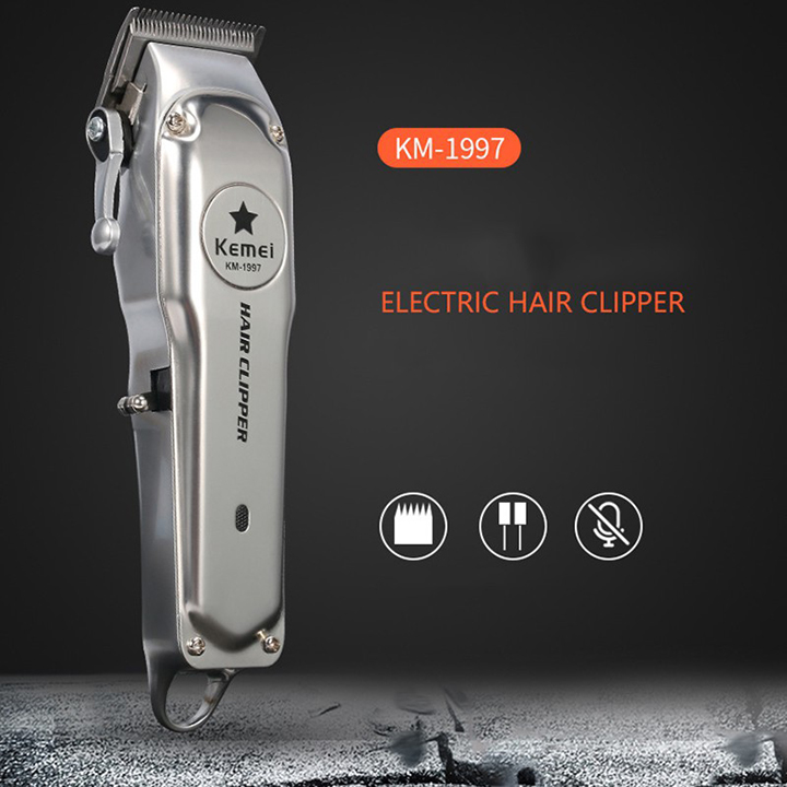 Tông Đơ Kemei 1997 Chuyên Dụng - Tặng Kèm Bộ Kéo Cắt Tỉa
