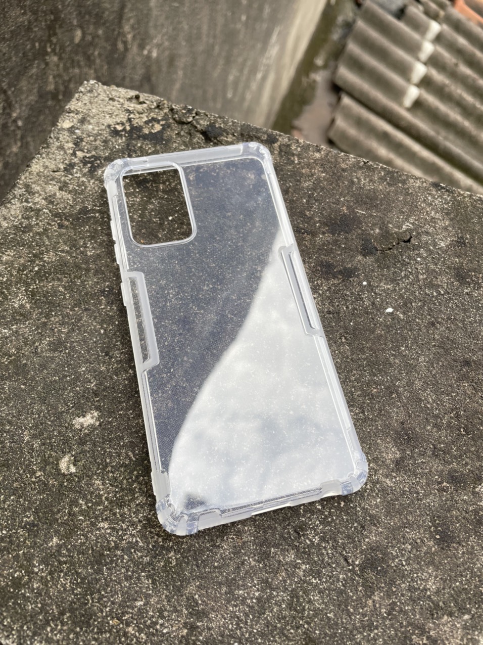 Ốp lưng cho Samsung Galaxy A72 ( A72 5G) - Silicon Nillkin trong suốt, chống sốc