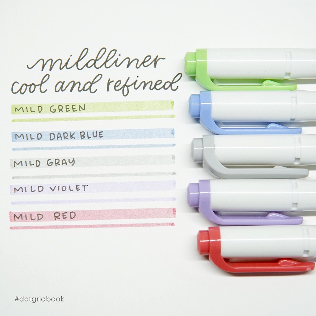 Set 5 Bút Highlight Zebra Mildliner-WKT7-5C-NC