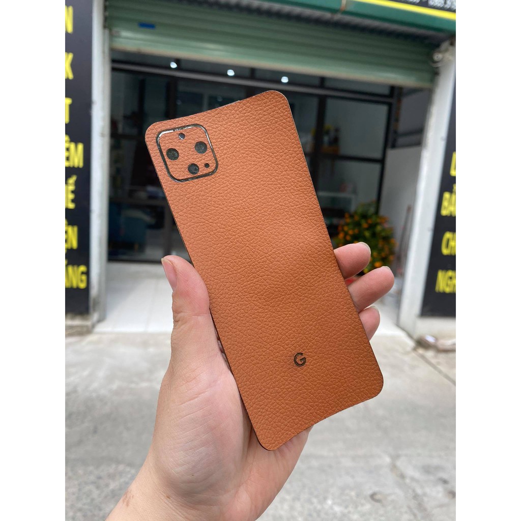 Dán lưng da điện thoại Google Pixel 2XL trơn không một màu