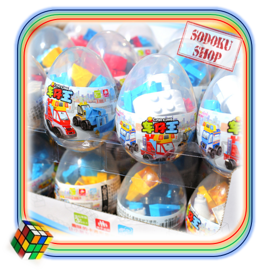 07007 đồ chơi lego, lắp ráp xe oto dạng quả trứng - đồ chơi lego mini cho bé