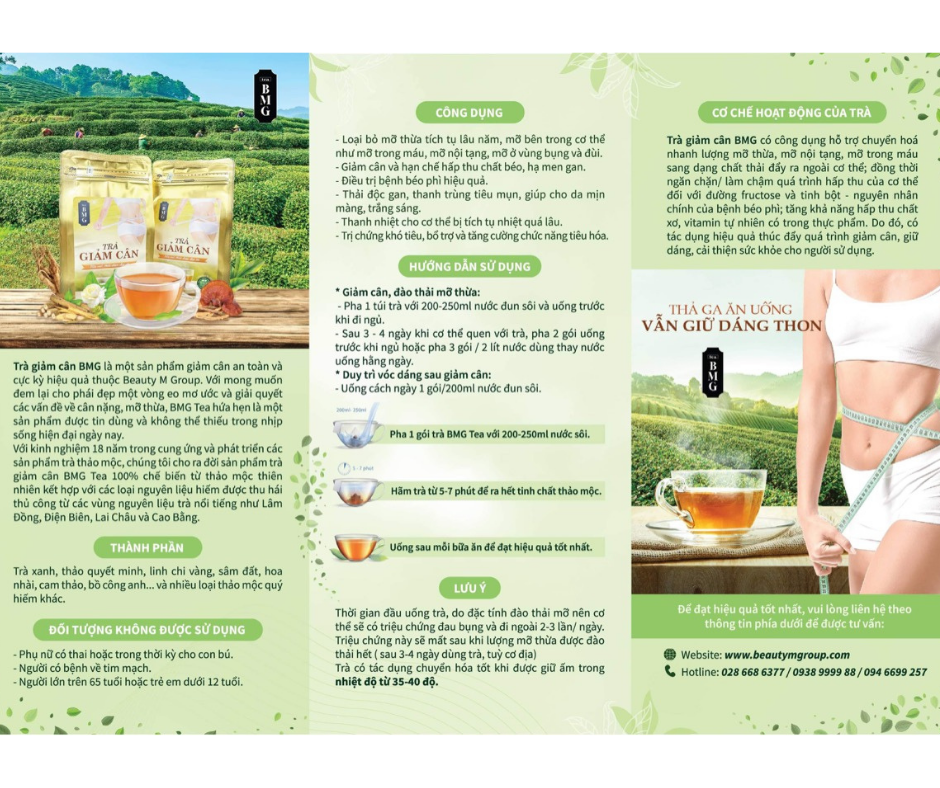 Trà Thảo Mộc Giảm Cân BMG