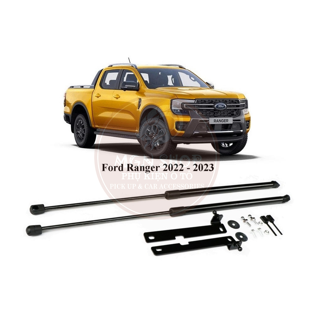 [Ty thủy lực] [Ford Ranger 2022 - 2025] đẩy mở nắp capo