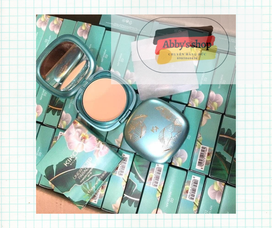 Phấn phủ Kiko UNEXPECTED PARADISE SPF 50- ⚡HÀNG ĐỨC⚡- Kiềm dầu hiệu quả
