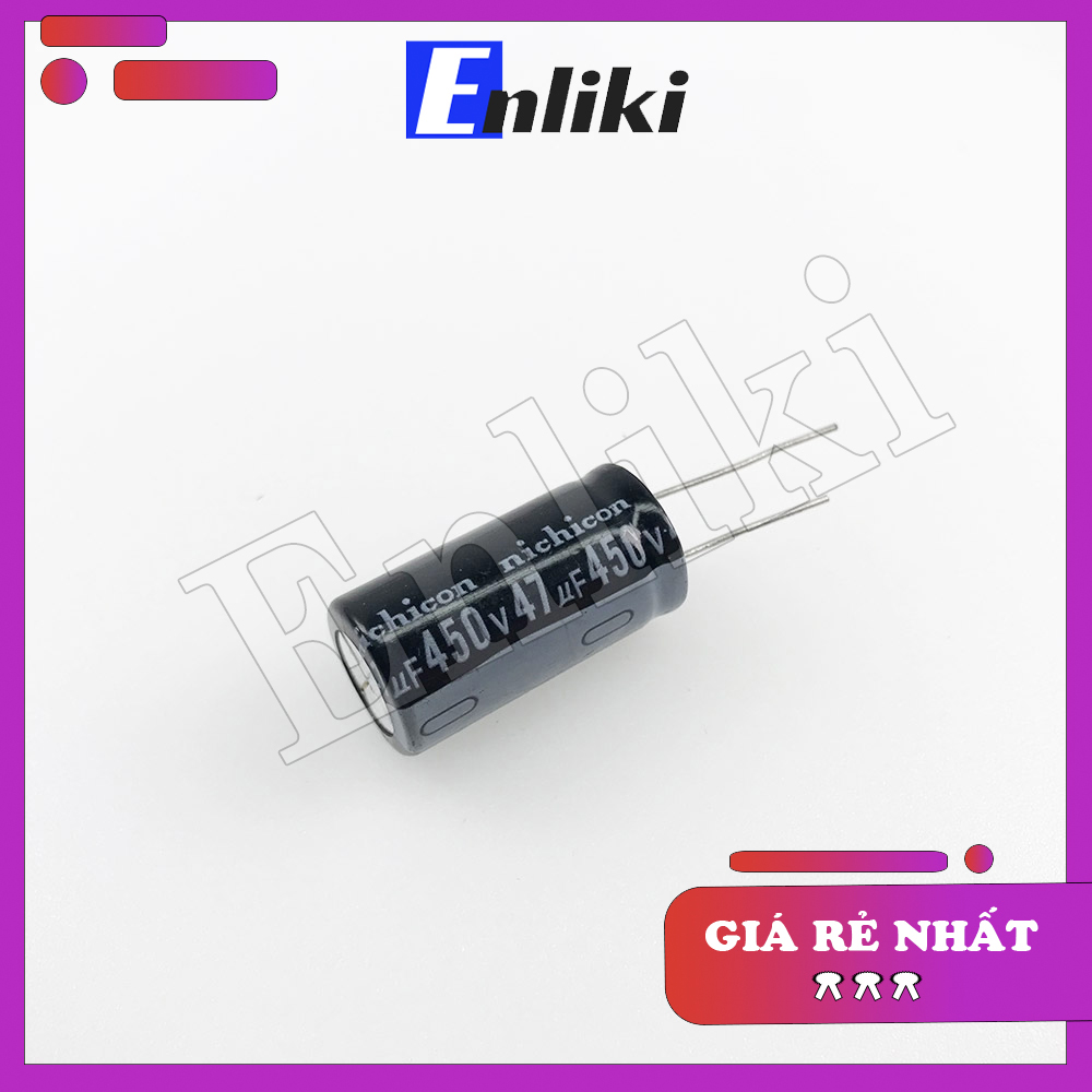 Tụ 47uF 450V kích thước 16x25mm
