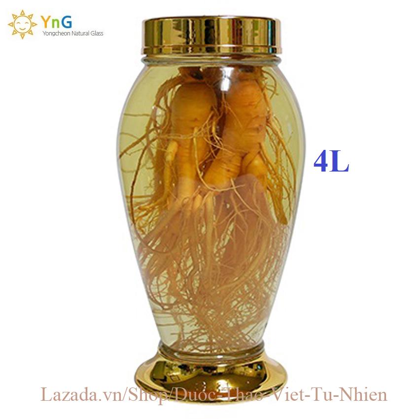 Bình Thủy tinh Yongcheon Hàn Quốc 4L (N91).