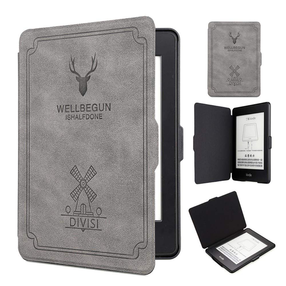 [Hoàn Tiền MAX] Bao da máy đọc sách Kindle Basic 10th Generation - 2019 (Leather cover for Kindle Basic 10th 10th Generation ereader)