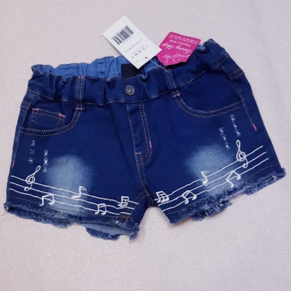 Quần short jean cho bé gái