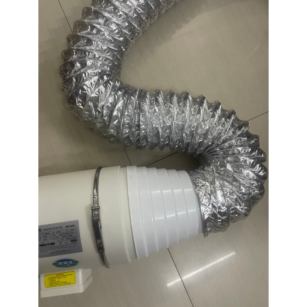 Côn thu ống bạc quạt thông gió
