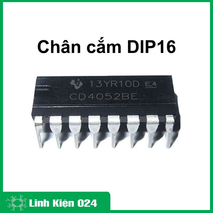 Ic cd4052 dip16/sop16 4 kênh kép