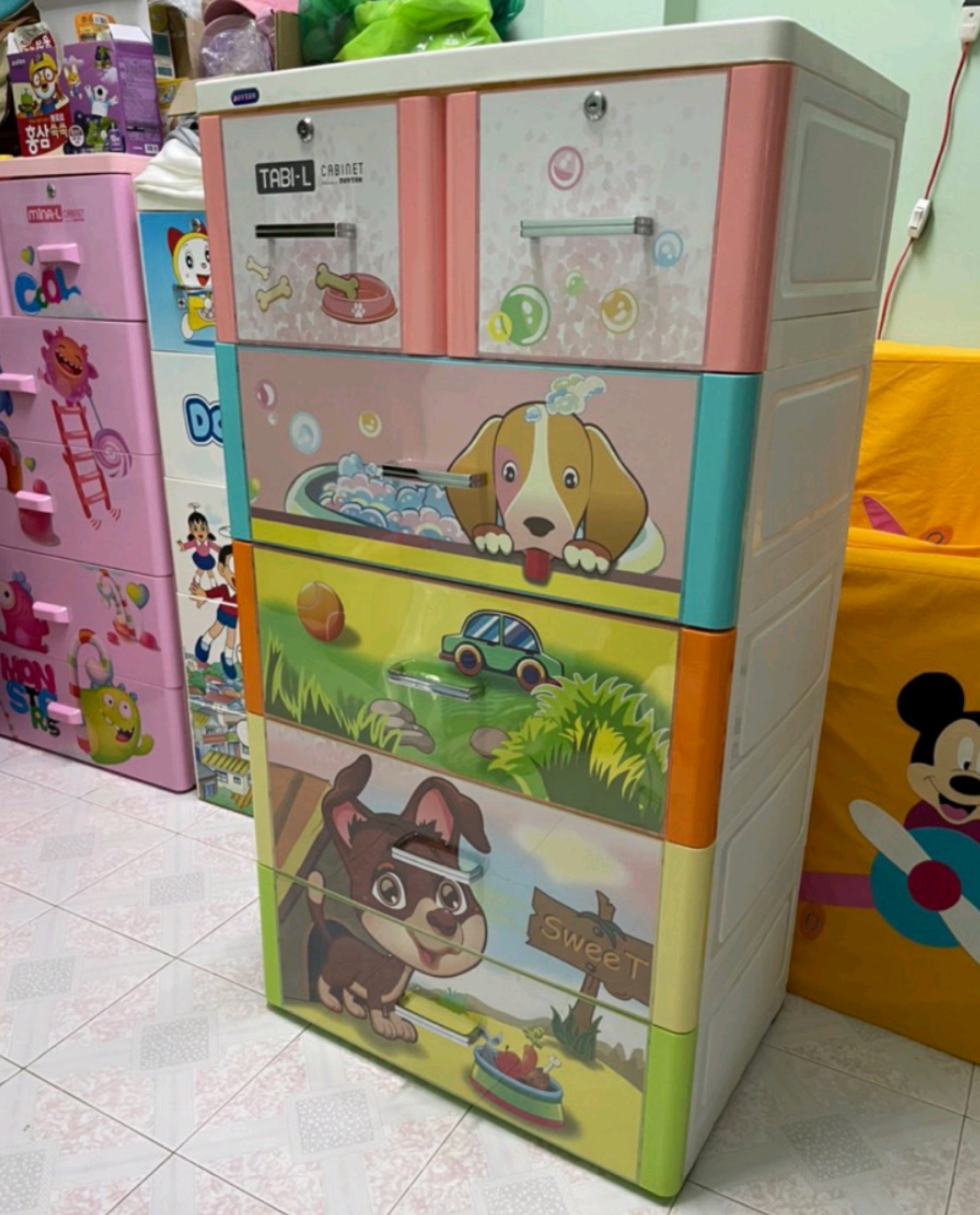 [HCM]Tủ nhựa duy tân TABI-L THE ZOO ( SIZE LỚN NHẤT )