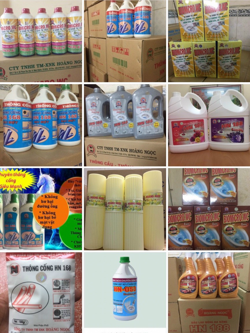[HCM] Thông cống HN 168 dạng bột 100gr
