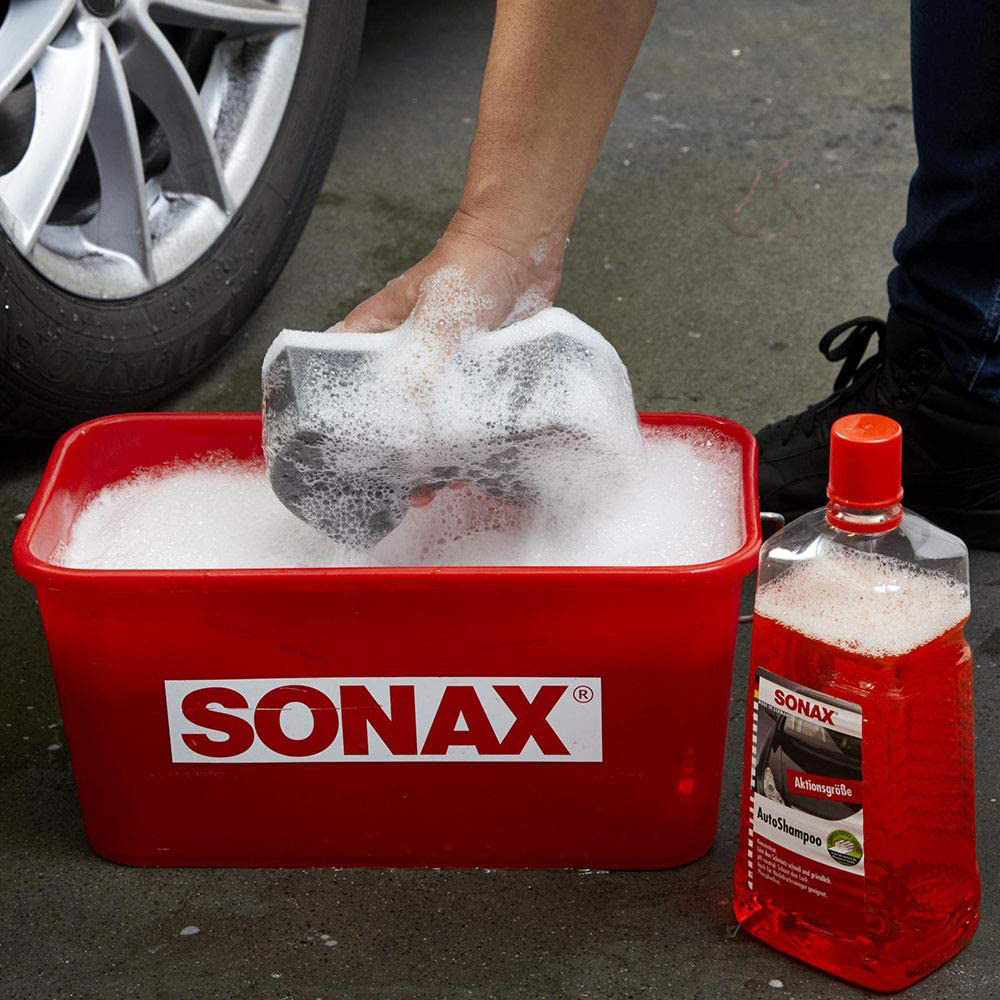Bọt biển rửa xe Sonax 2-in-1 Multi sponge