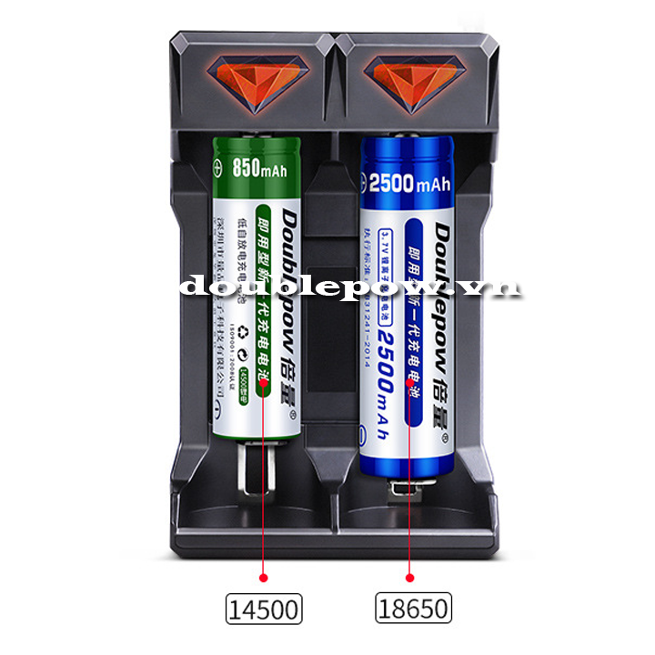 Bộ sạc nhanh pin 16850 Doublepow DP-UK21
