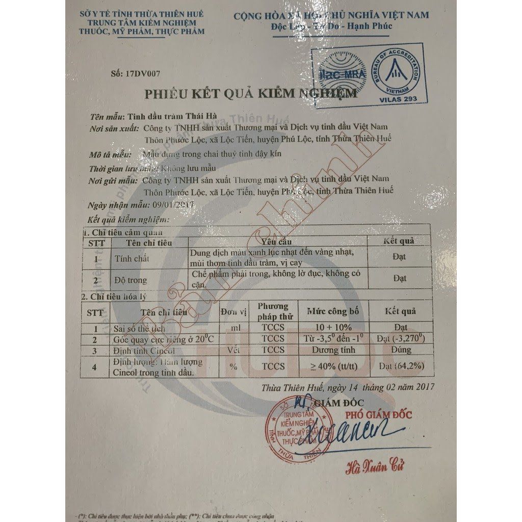 [HCM]Tinh dầu tràm Thái Hà - 100ml
