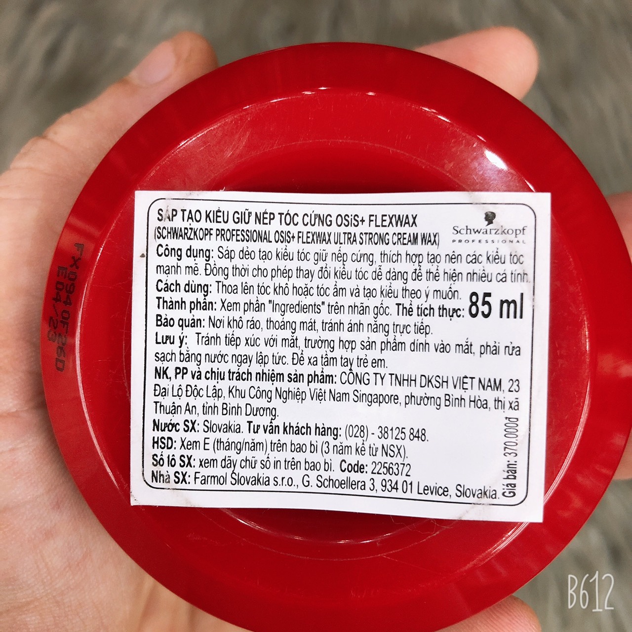 Sáp vuốt tóc nam Osis+ 4 Flex Wax Schwarzkopf 85ml ( hàng chính hãng )