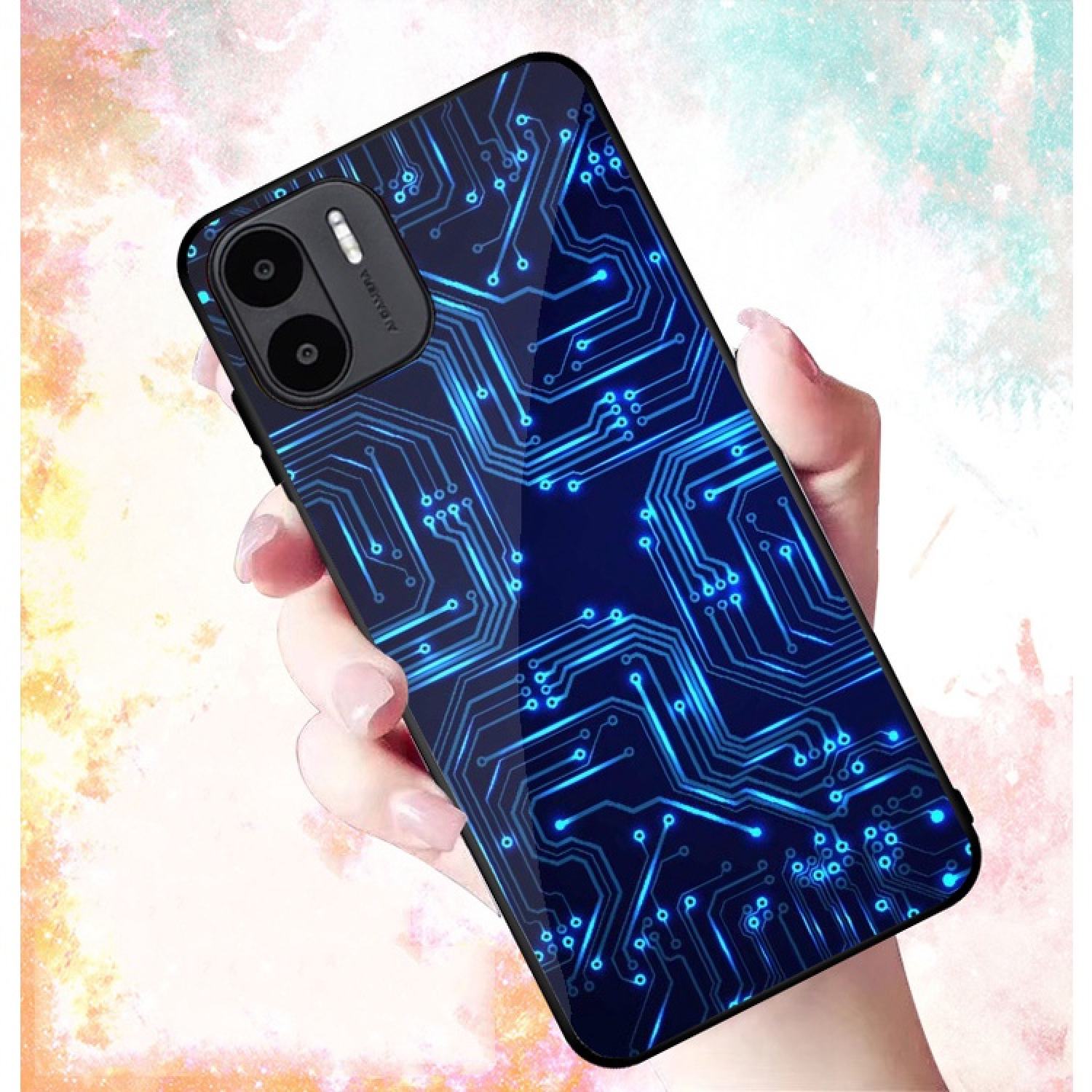 Ốp Lưng Kính 3D XIAOMI REDMI A1, A2, A1 Plus, A2 Plus PHIÊN BẢN MỚI