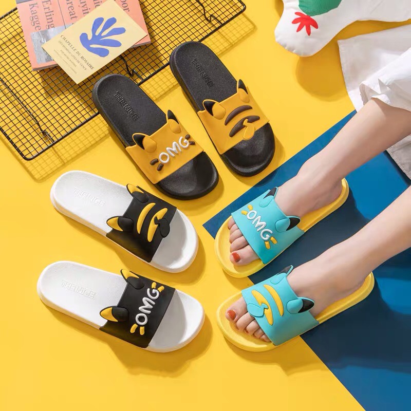 DÉP HOẠT HÌNH PIKACHU OMG SIÊU DỄ THƯƠNG (sale)
