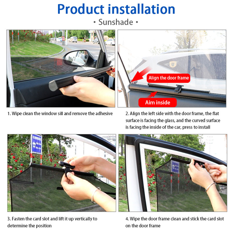 1 Cặp Tấm Che Nắng Tự Động Rèm Kính Thiên Văn Chống Tia UV Phụ Kiện Chống Nắng