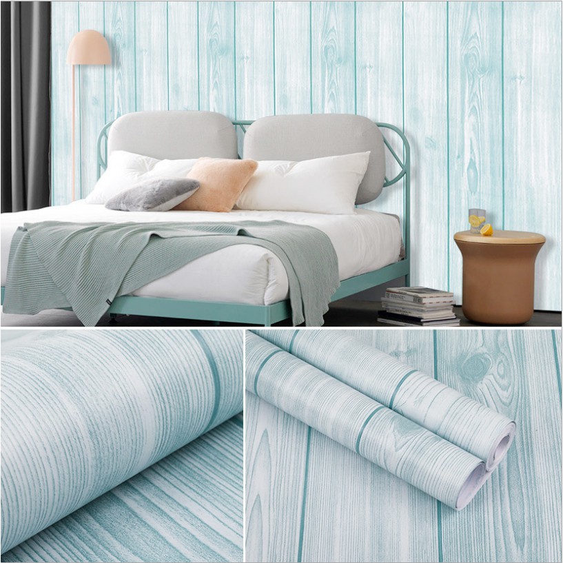 1M GIẤY DÁN TƯỜNG NHIỀU MẪU GỖ TRANG TRÍ KHỔ 45CM CÓ KEO SẴN (mua 1 là 1 mét, mua 9 là 9 mét)