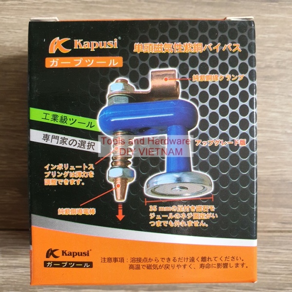 [Ảnh thật] [Chính hãng] Kẹp mát nam châm cho máy hàn hãng Kapusi Japan, Bảo hành 12 tháng, Lực hút siêu mạnh
