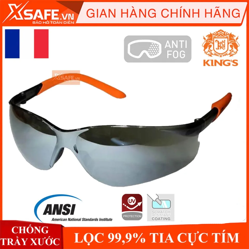 [HỎA TỐC] Kính bảo hộ Kings KY2224kính chống tia UV chống bụi chắn gió chống xước đọng sương. Mắt kính trong suốt bảo vệ mắt lao động