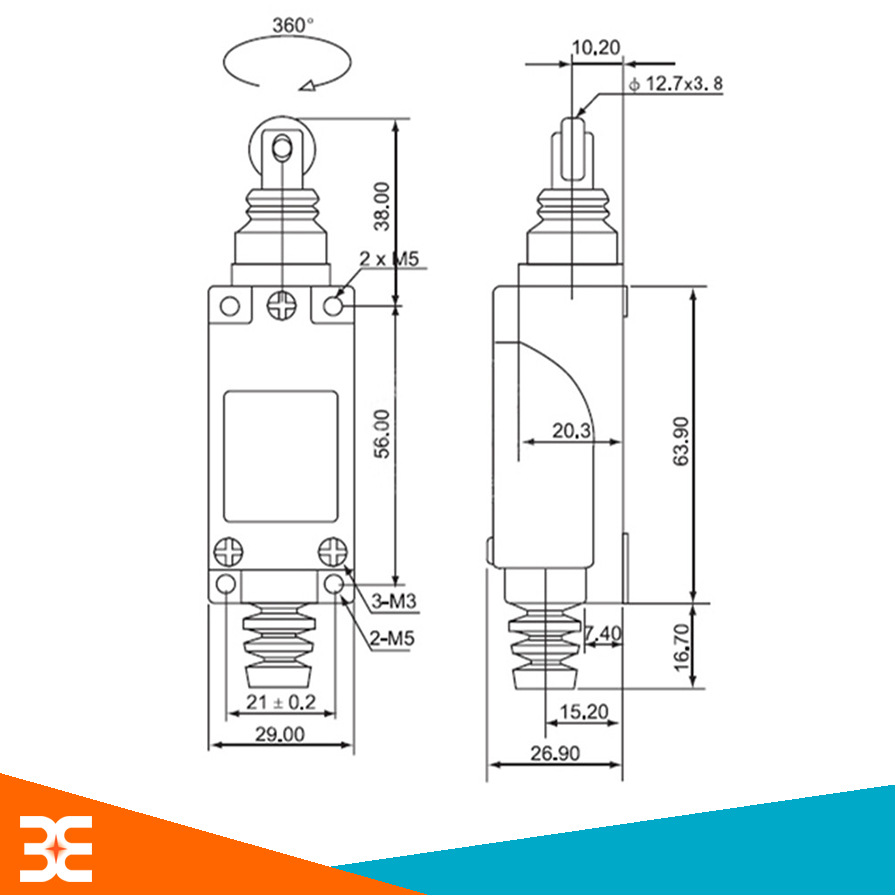 Công Tắc hành Trình ME-8112 250VAC-5A