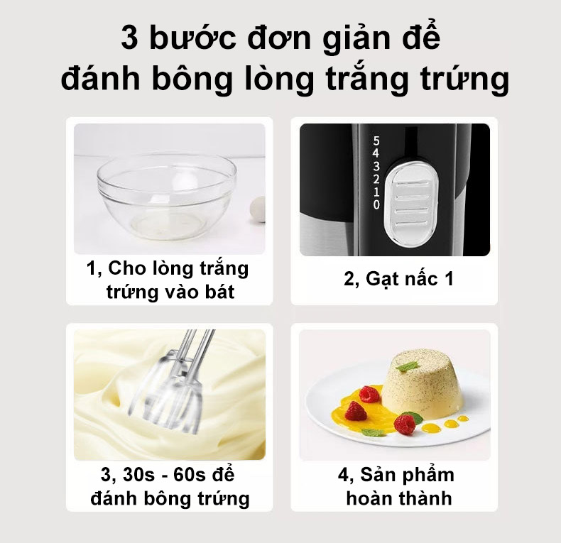 Máy đánh trứng SOKANY 800W đánh được bột,Máy trộn bánh làm bánh sokany có 5 tốc độ điều chỉnh chuyên dụng SK-6621 [ ĐỔI MỚI TẠI NHÀ KHÔNG MẤT PHÍ - BẢO HÀNH 18 THÁNG ]