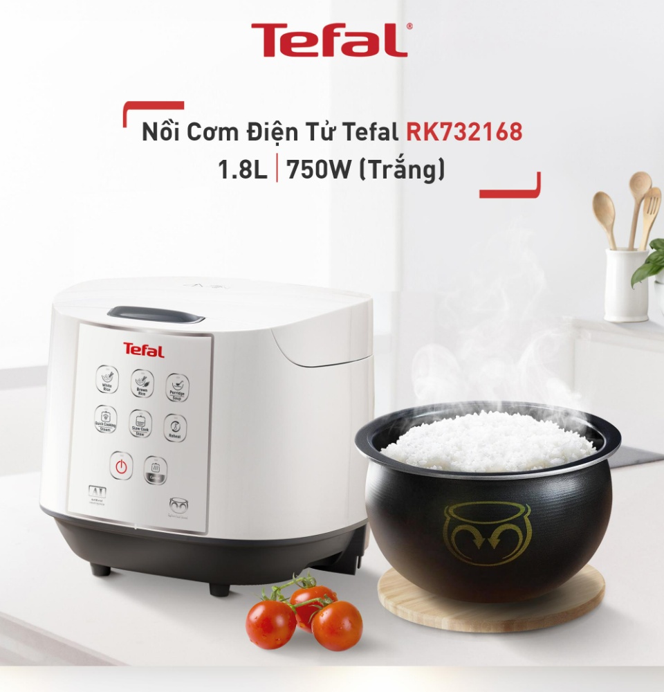 Nồi Cơm Điện Tefal RK732168 - 1.8 Lít