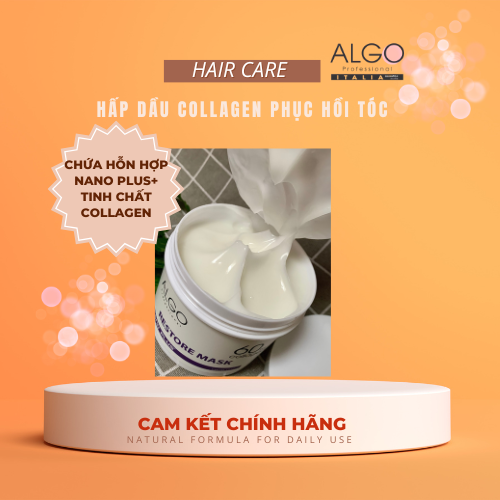 HẤP DẦU DƯỠNG TÓC COLLAGEN SIÊU MƯỢT ALGO