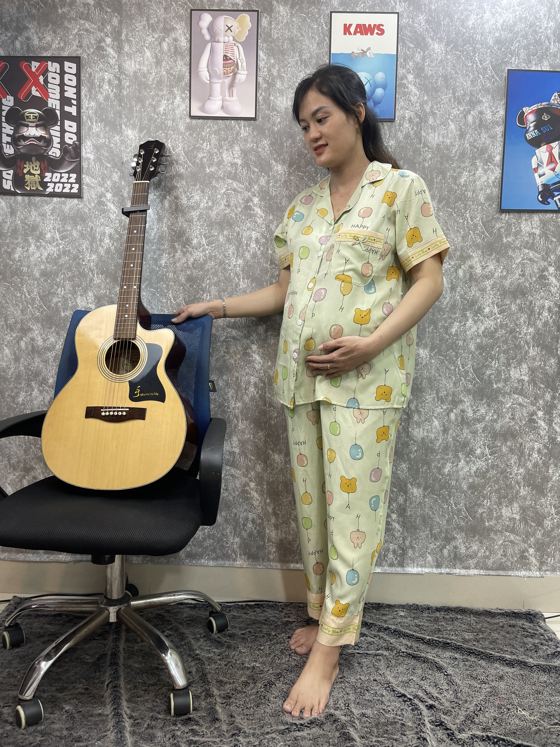 Bộ Đồ Bầu Đủi Lạnh Dài Cao Cấp