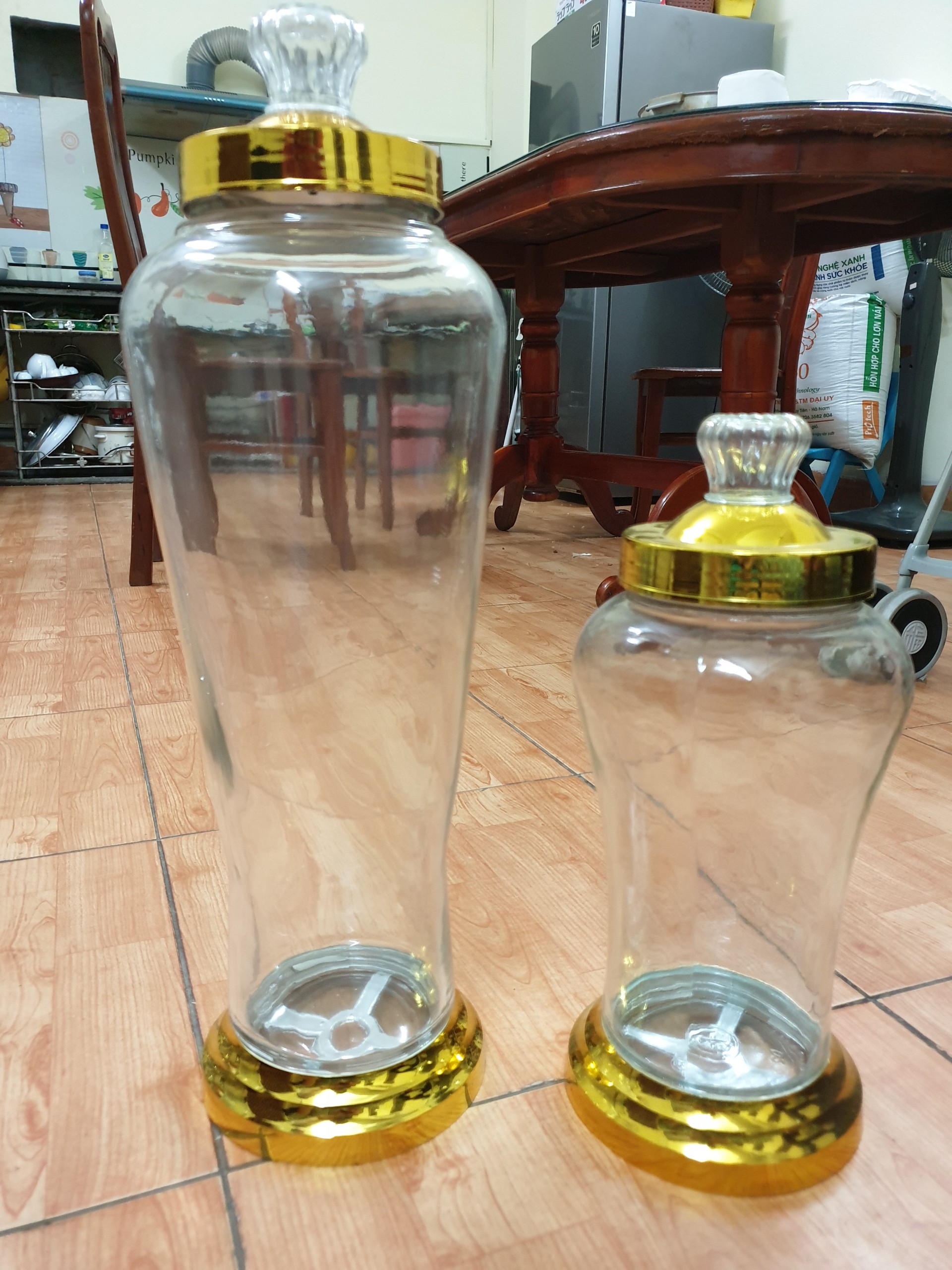 BÌNH NGÂM RƯỢU THỦY TINH 3 LÍT