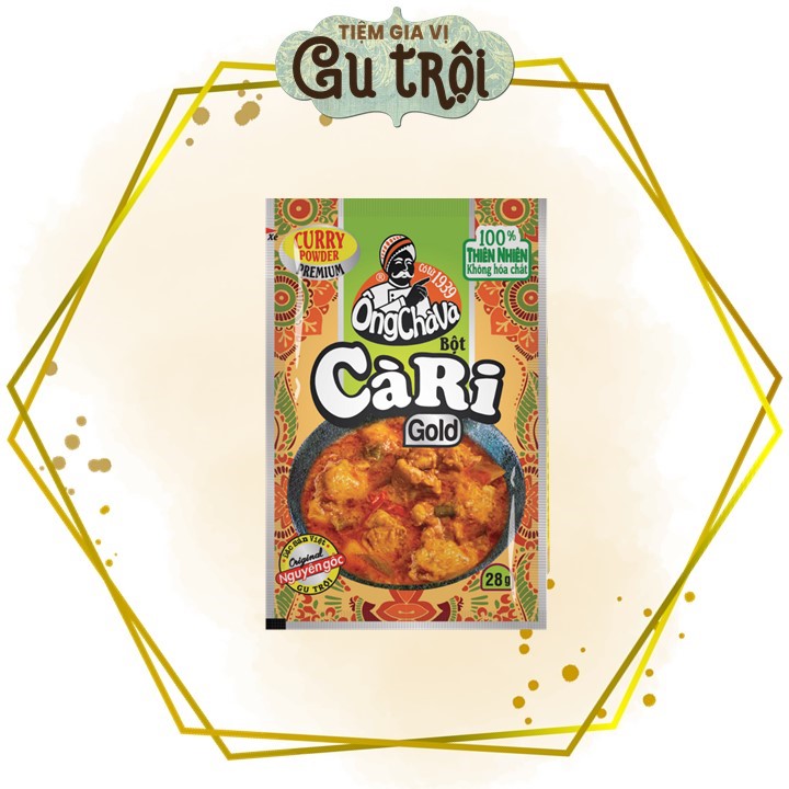 Bột cà ri Gold Ông Chà Và 28g  - (Bột Cari)