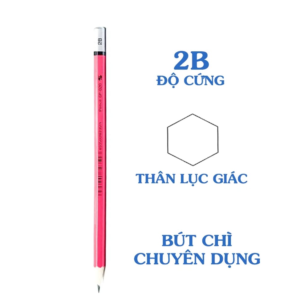Combo 10 Bút chì gỗ Thiên Long GP-020