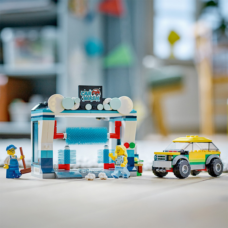 Đồ Chơi Lắp Ráp Trạm Rửa Xe Lego City 60362 (243 chi tiết)