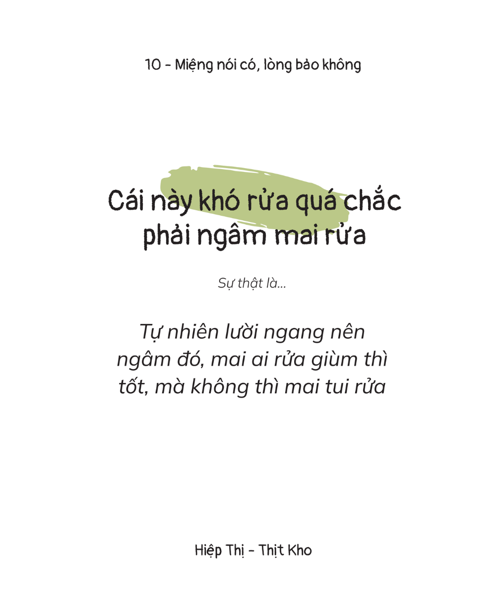 Timebooks - Miệng Nói Có, Lòng Bảo Không