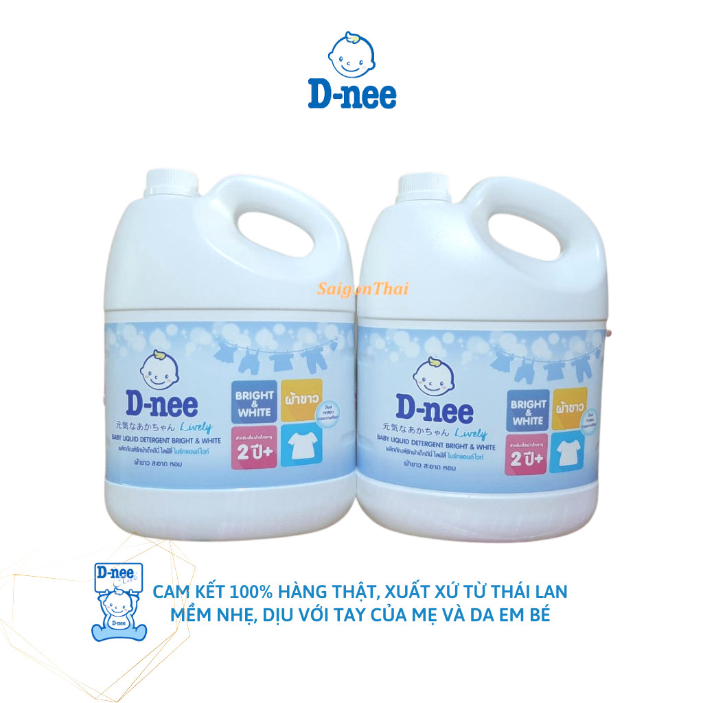 (SGT) Combo 2 can nước giặt Dnee 2800ml - Hàng Thái Lan