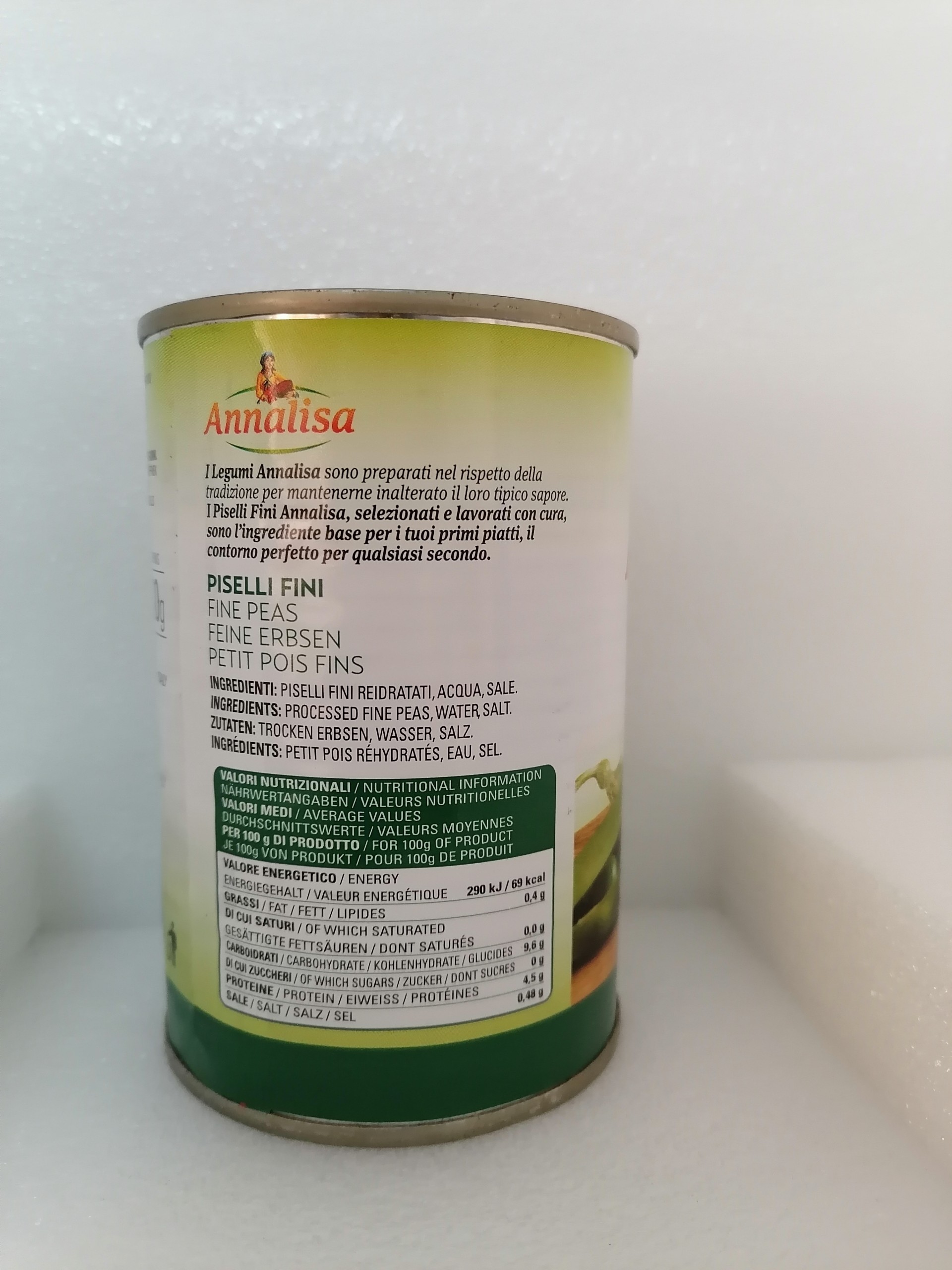 [400g] ĐẬU HÀ LAN [Italia] ANNALISA Green Peas (tgc-hk)
