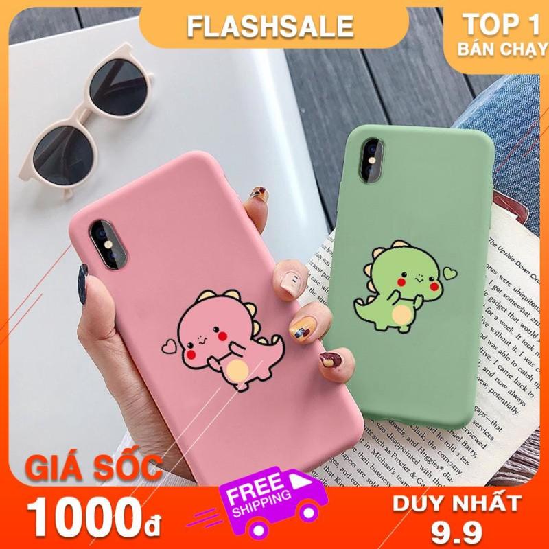 Giá ỐP LƯNG iPhone KHỦNG LONG BÚNG TIM CHO CÁC LOẠI IPHONE 6 6s 7 8 plus x xs xr 11 PRO MAX (a108)
