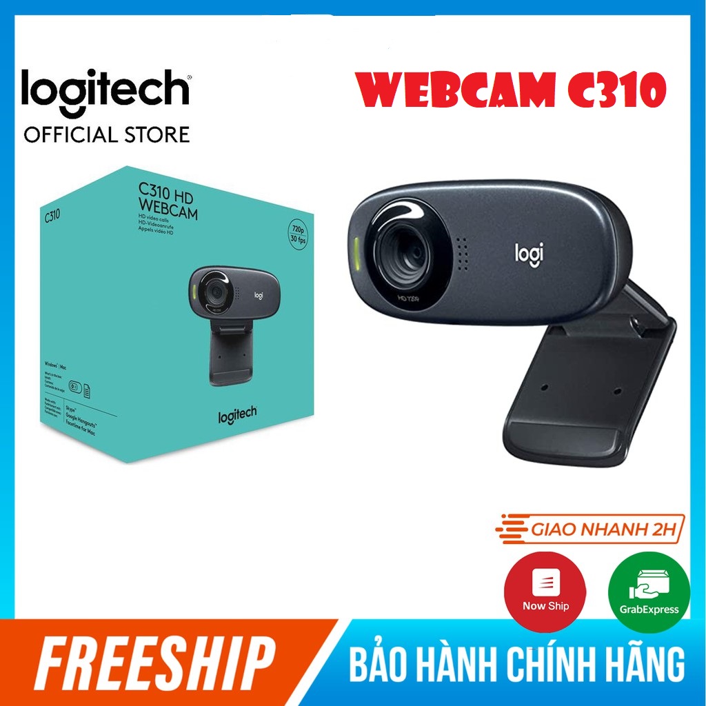 Webcam logitech c310 hd chính hãng - webcam c310 chất lượng hd cao cấp