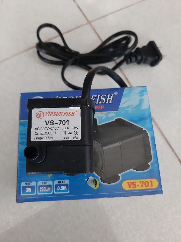 Máy bơm bể cá Vipsun Vs 701 cho hồ cá nhỏ