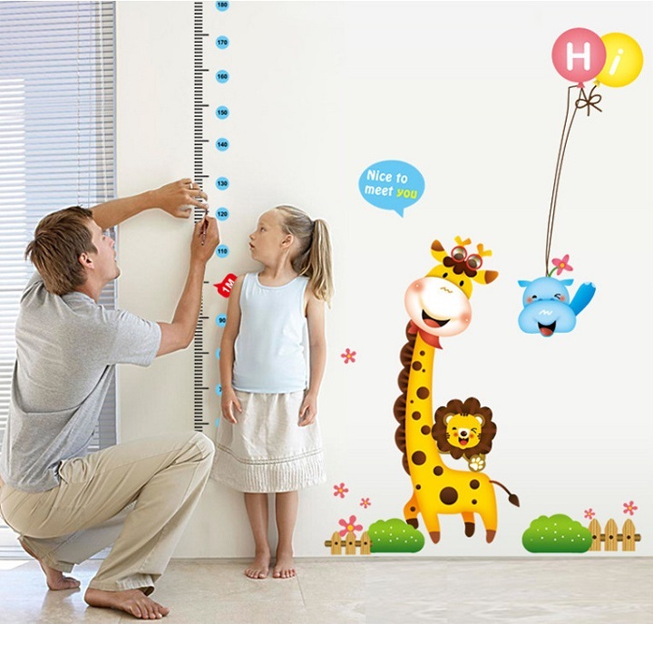 [HCM]Decal đo chiều cao Nice to meet you