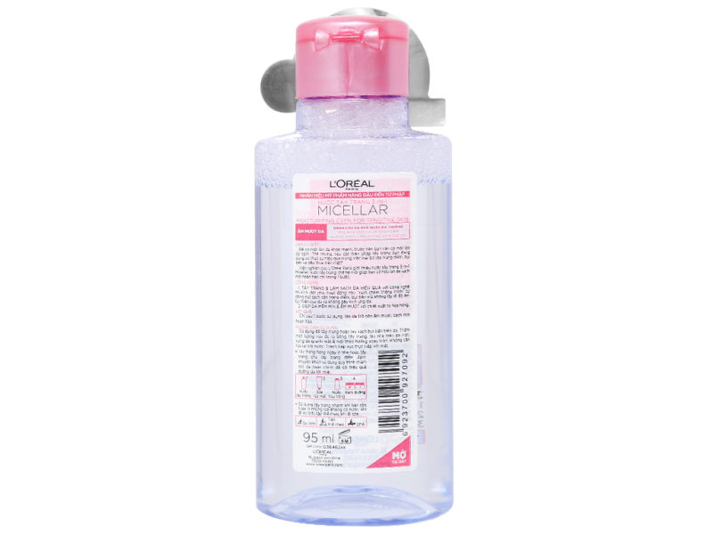 Nước tẩy trang Loreal Moisturizing ẩm mượt da - 95ml