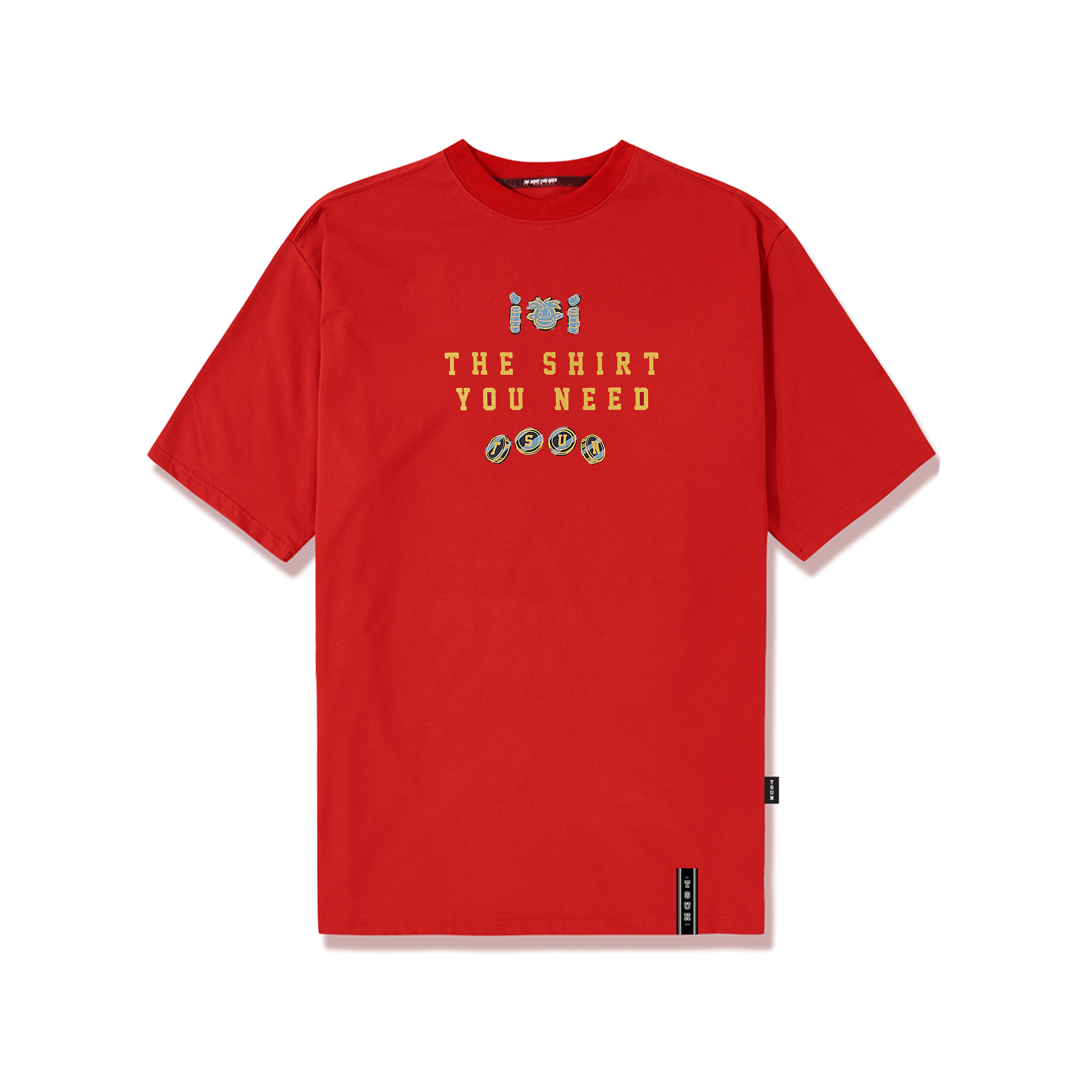 Áo thun TSUN Lucky GOLD - ĐỎ - unisex