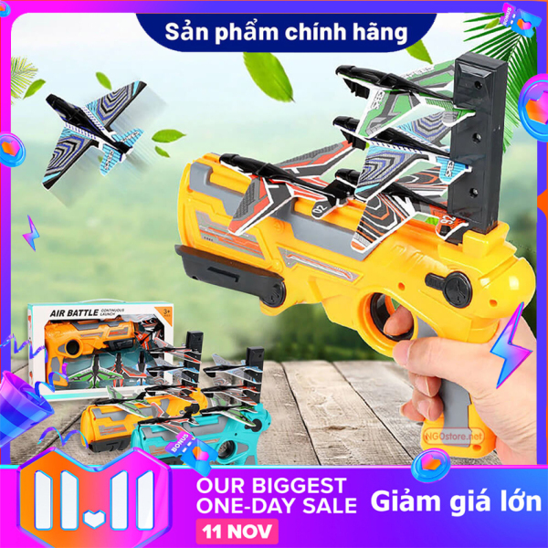 ( QUÀ TẶNG CHO BÉ ) Sung đồ chơi - Đồ chơi sung phóng máy bay cho trẻ em - Bộ đồ chơi sung bắn máy bay, bộ đồ chơi mô hình cho bé, bảo hành 12 tháng lổi 1 đổi 1