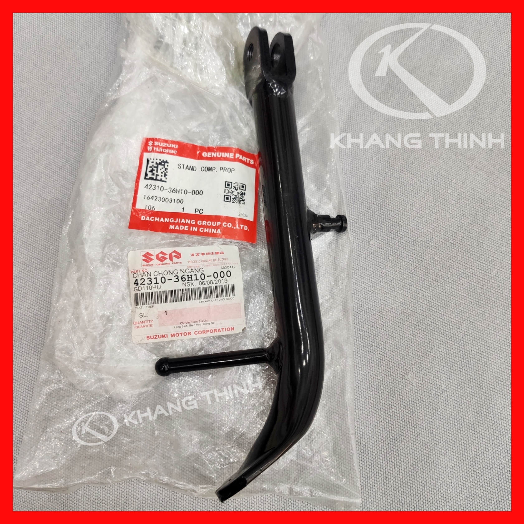 Chân chống cạnh suzuki gd 110 - hàng chính hãng