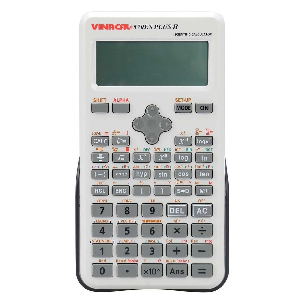 Máy Tính Học Sinh VINACAL 570ES Plus II 4 màu