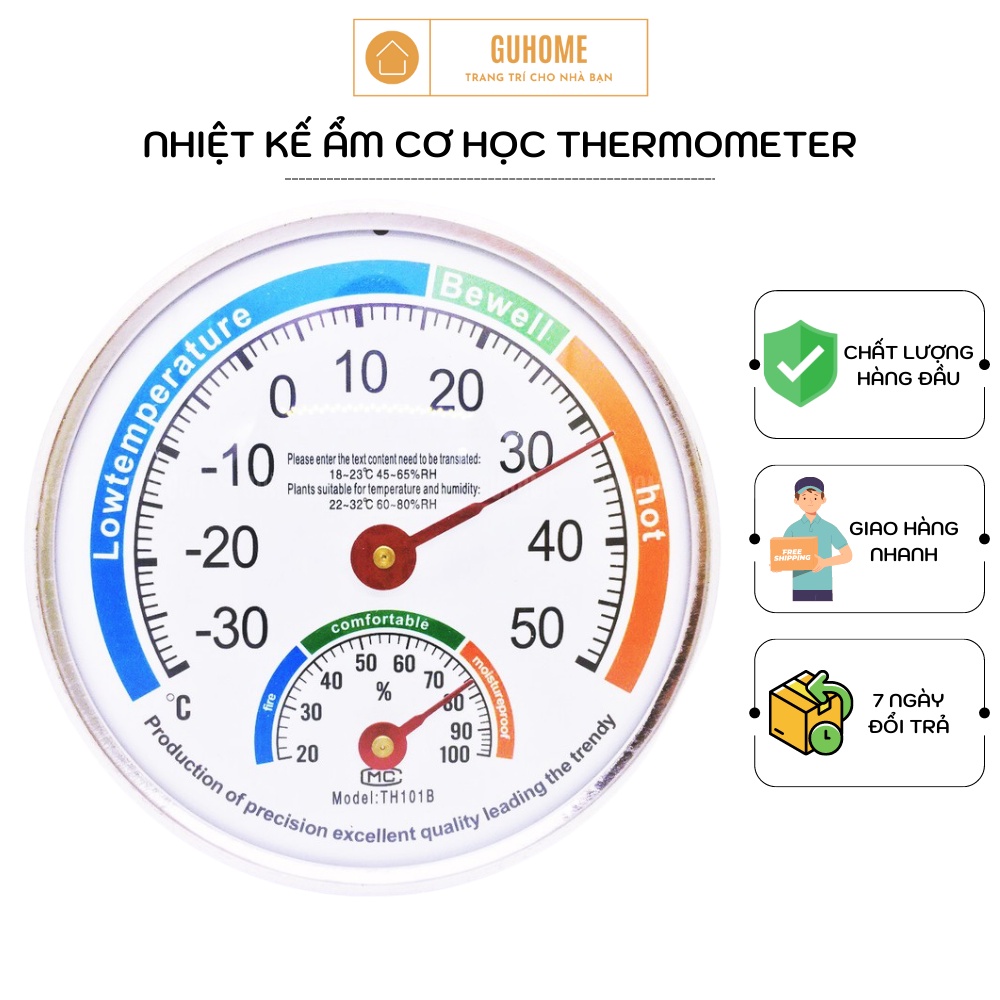 Nhiệt nhiệt kế-Ẩm Kế Cơ Học Thermometer TH101B